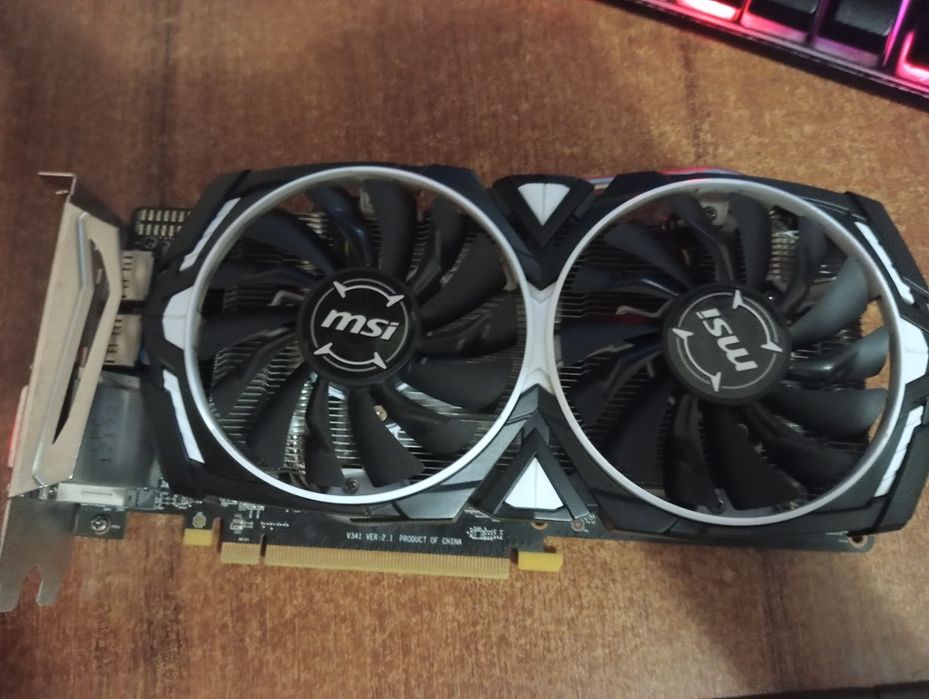 Видеокарта Rx570 armor 4gb