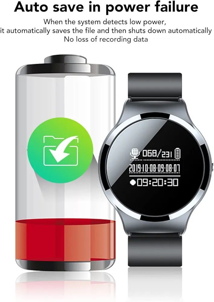 Reloj con Grabadora de Voz S8 – Inteligentny zegarek z funkcją nagrywa