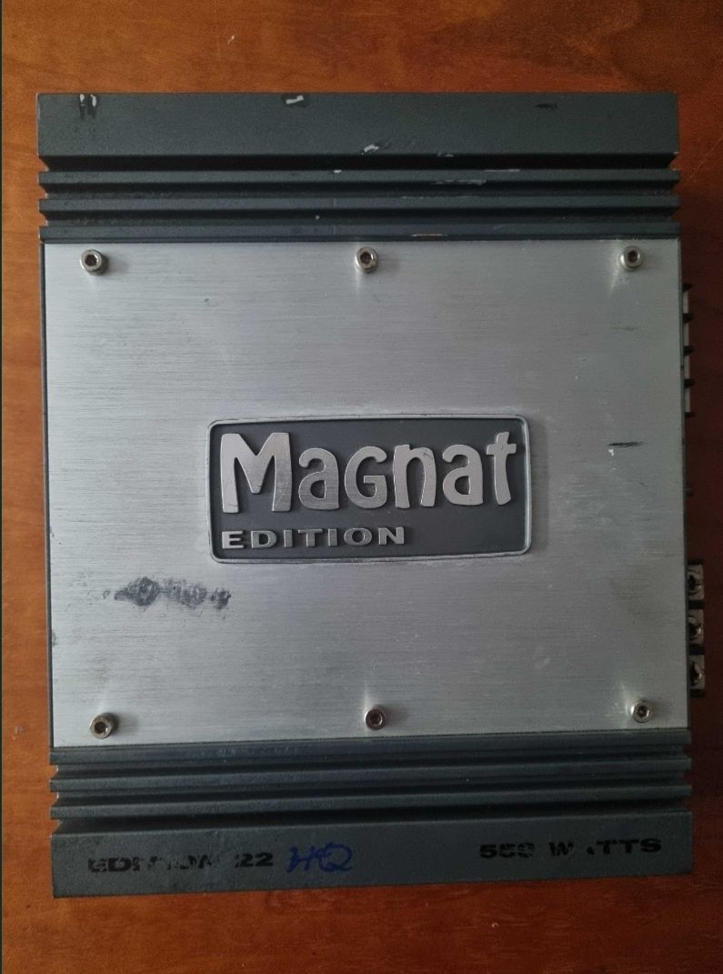 Wzmacniacz MAGNAT Edition 550W i Subwoofer Skrzynia Basowa HERTZ