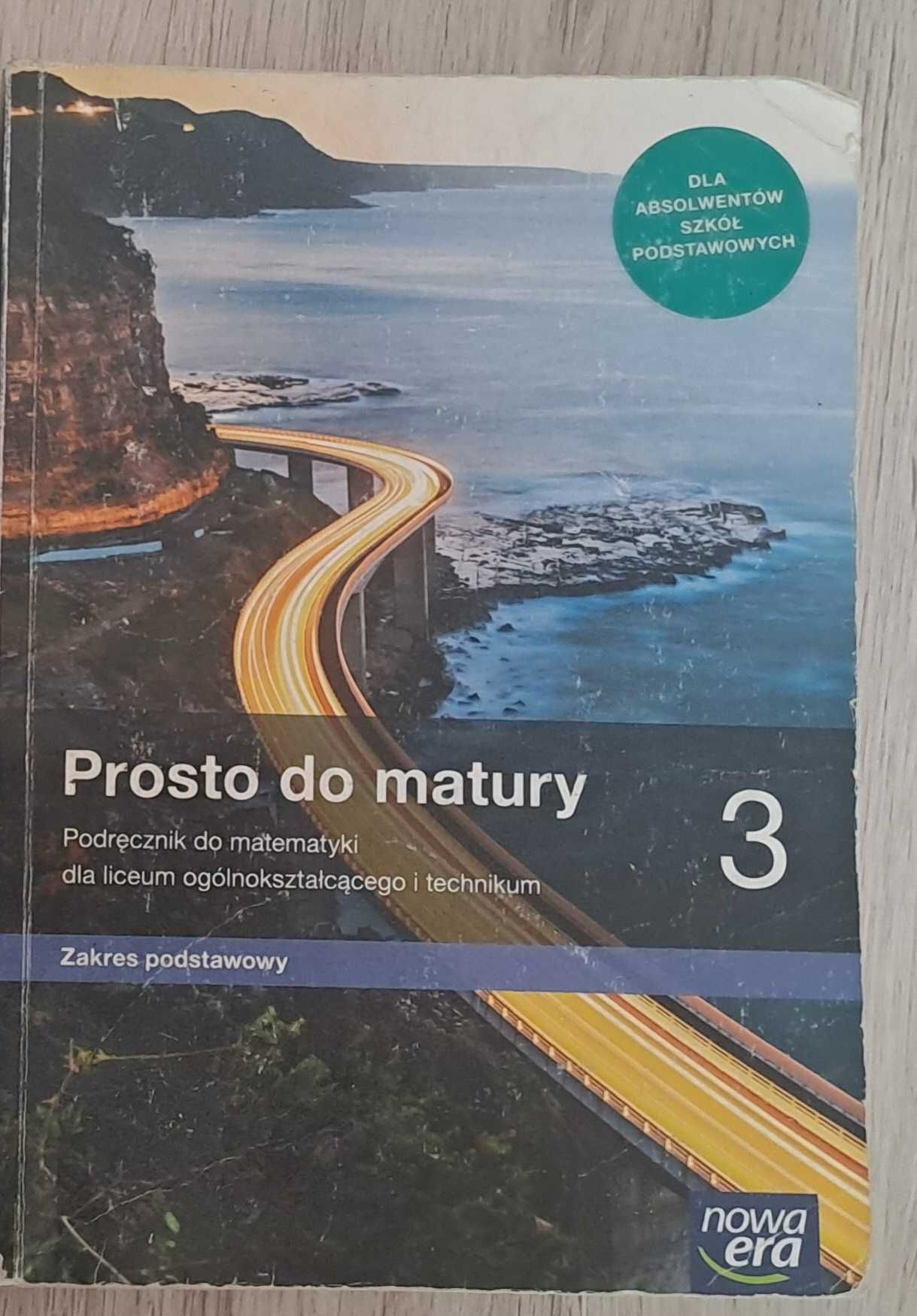 Podręcznik do matematyki Prosto do matury klasa 3