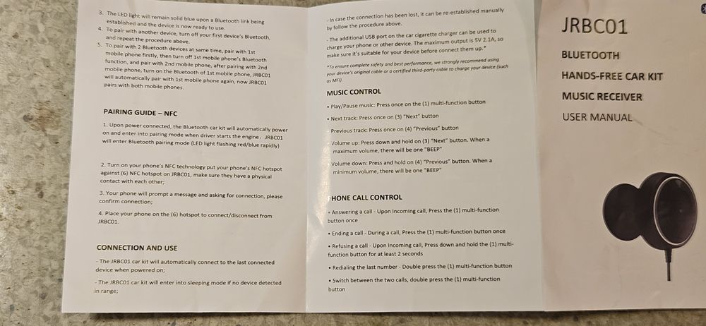 Zestaw Bluetooth - Mini-Jack do Auta, Do Wieży