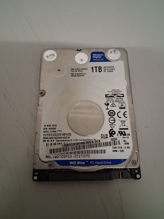 Wd 1 tb disco rígido