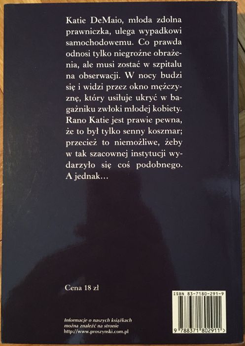 Książka - Mary Higgins Clark „Pusta kołyska”