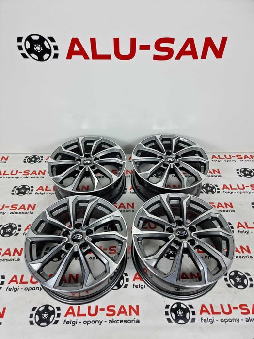 NOWE alufelgi HYUNDAI 17" 5x114,3 Elantra I30 I40 Tucson - Grafit