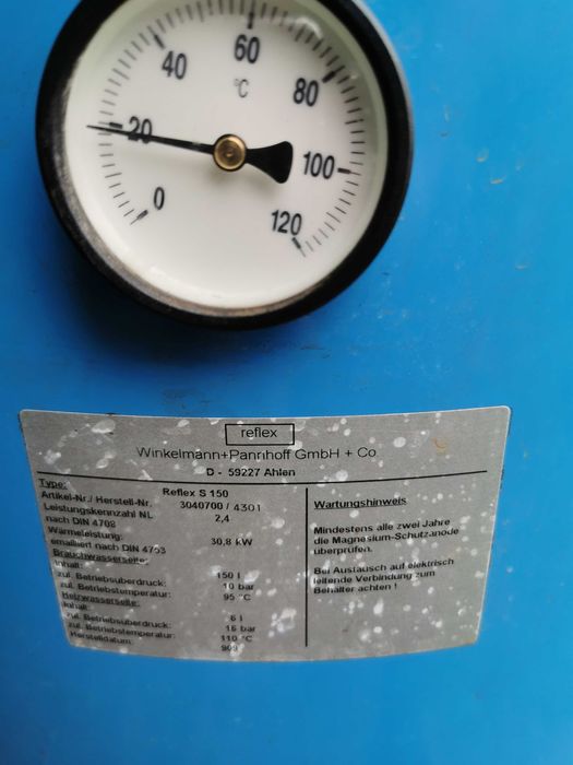kocioł co gazowy Zaegel-held model Auriga 320 STE+ bojler Reflex 150L