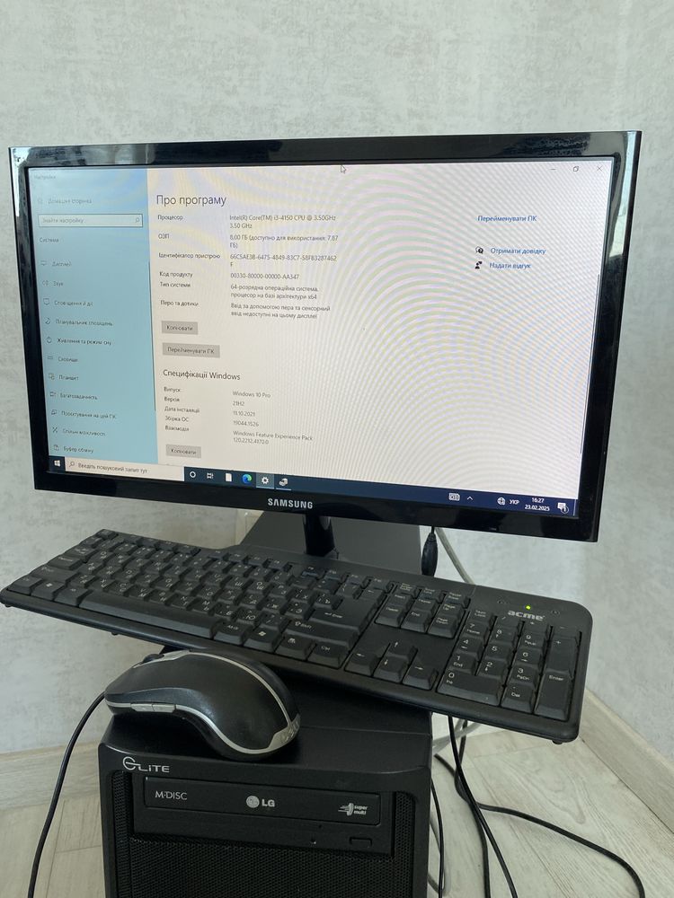 системный блок системний ПК intel core i3 4150 8 gb WD 1.0 Tb