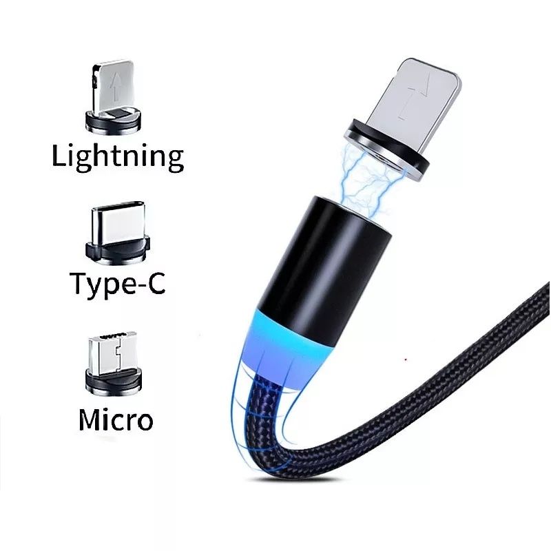 Магнітний коннектор (магнитный конектор)  Micro USB, Type c,Lighting