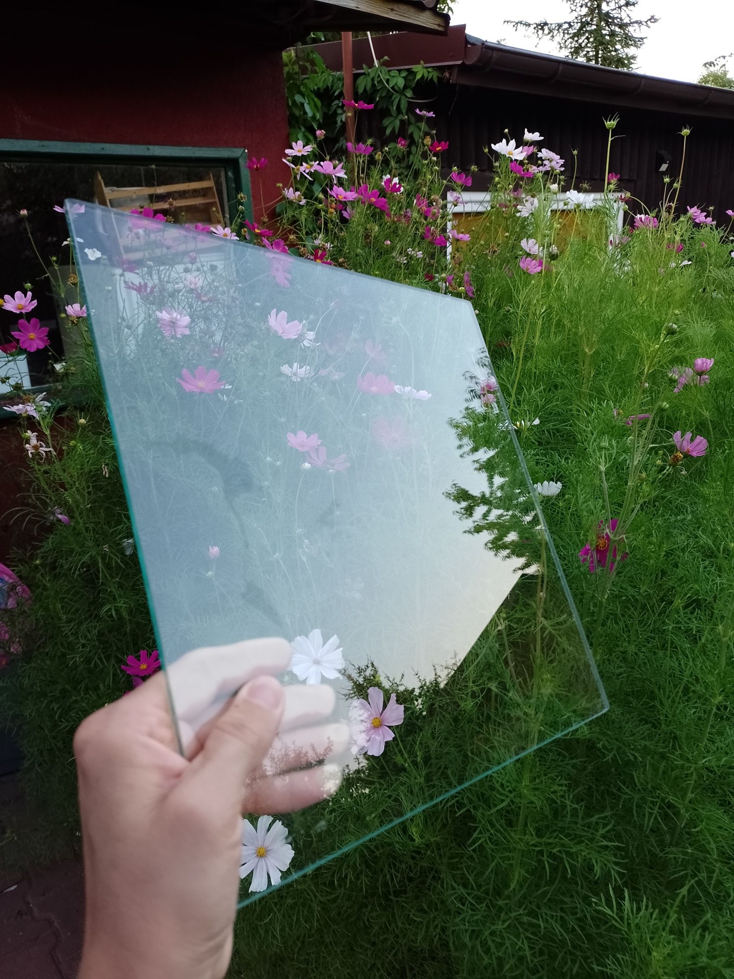 Szyba szkło szklana półka bezbarwny panel 30x 30 cm kwadrat