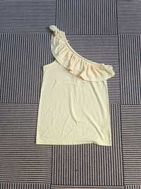 Bluzeczka na jedno ramię z falbaną Cubus bawełna S/M