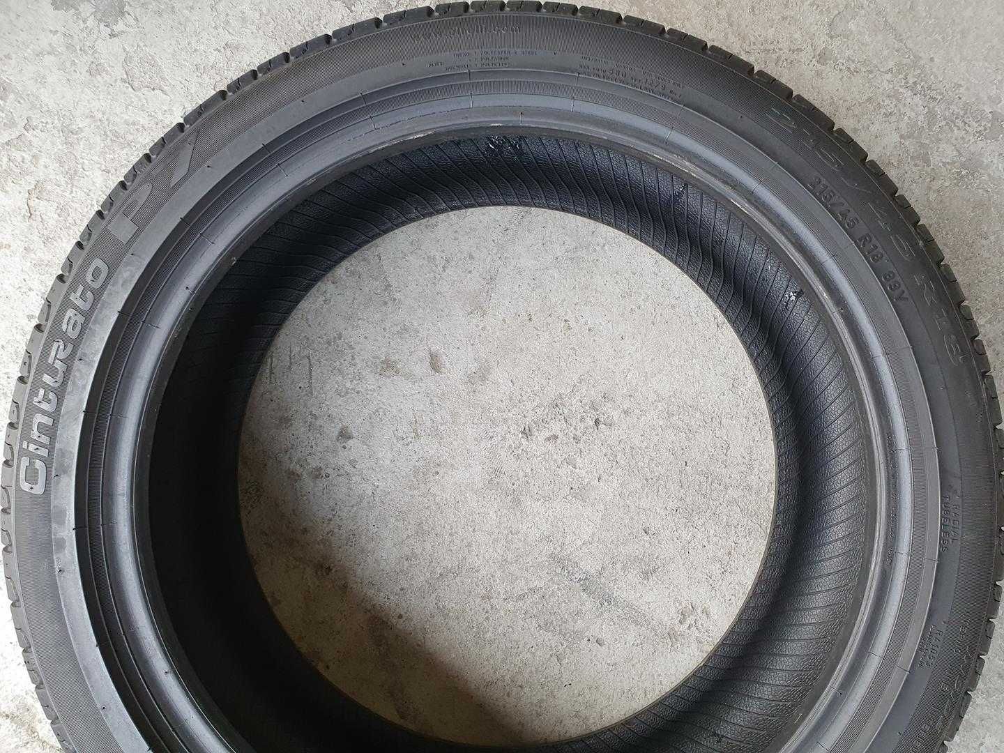 215/45R18 Pirelli Cinturato P7 para opon lato 7,0mm nr8678