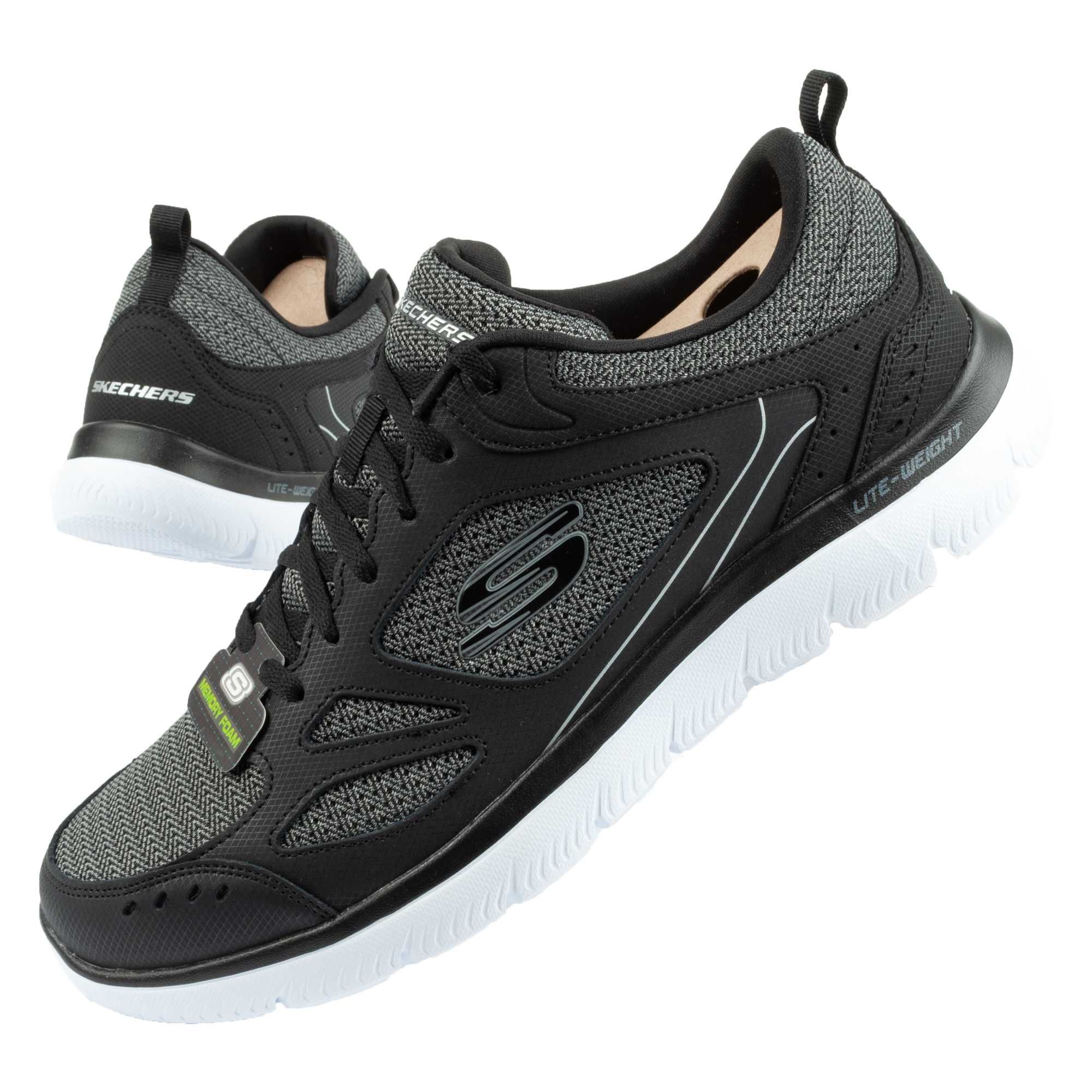 Buty męskie sportowe Skechers South Rim 52812 BKW r.46, 47,5