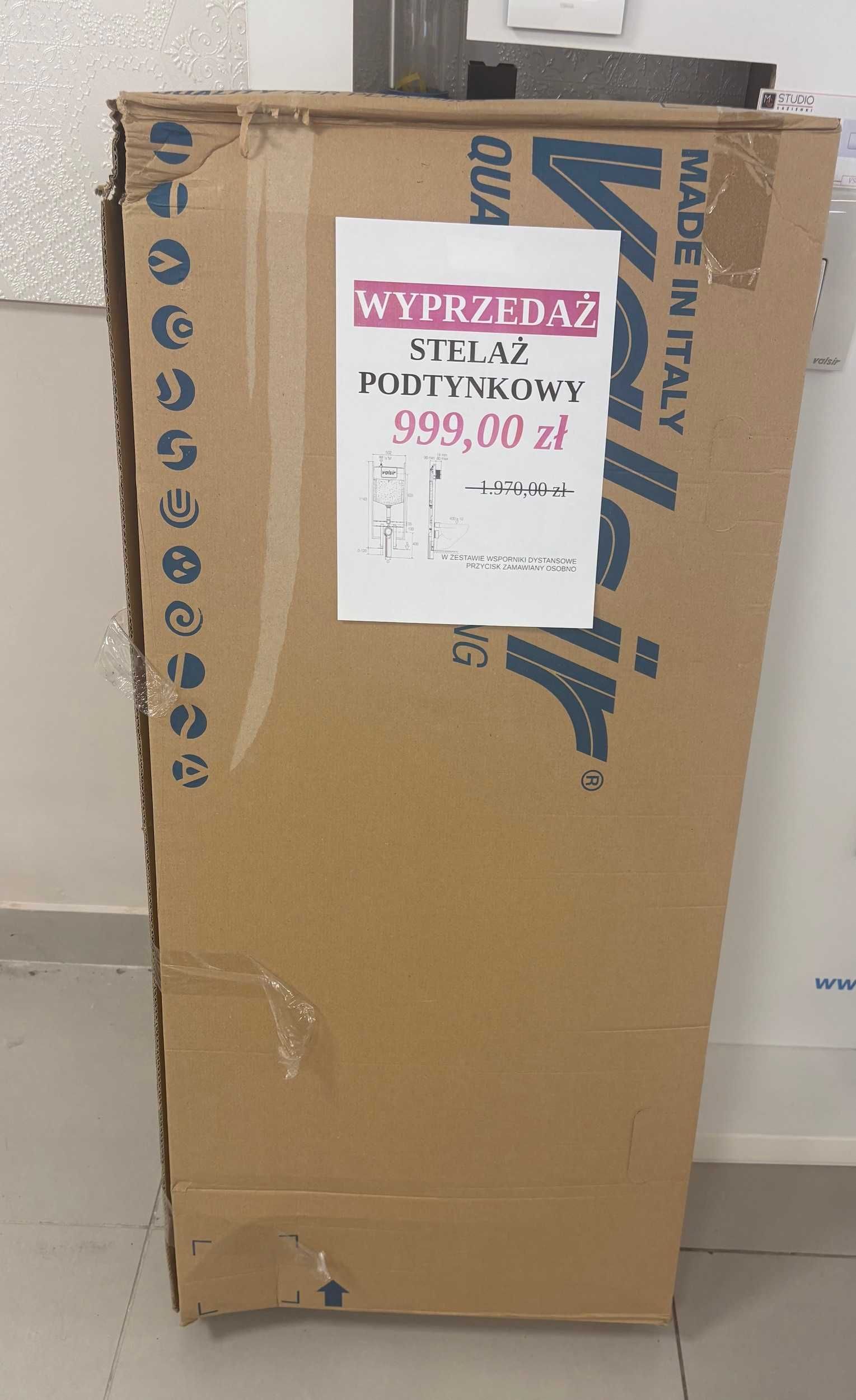 Stelaż do wc Valsir Tropea S Block