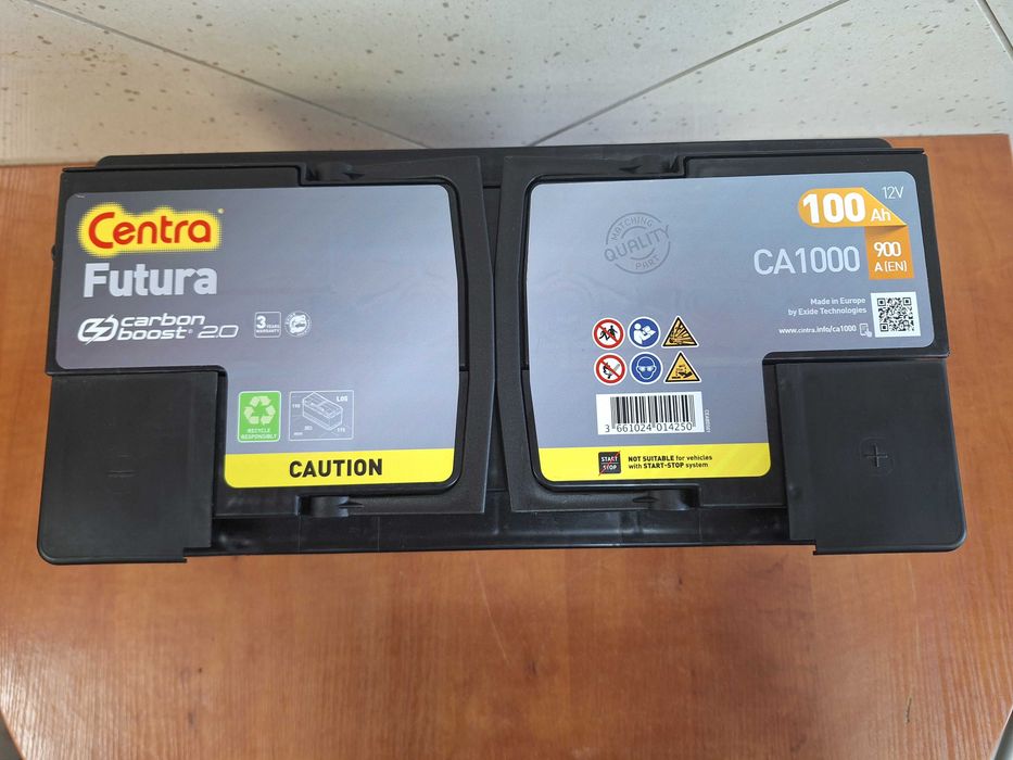 LRY Nowy akumulator Centra Futura 100Ah 900A - Varta Bosch CA1000