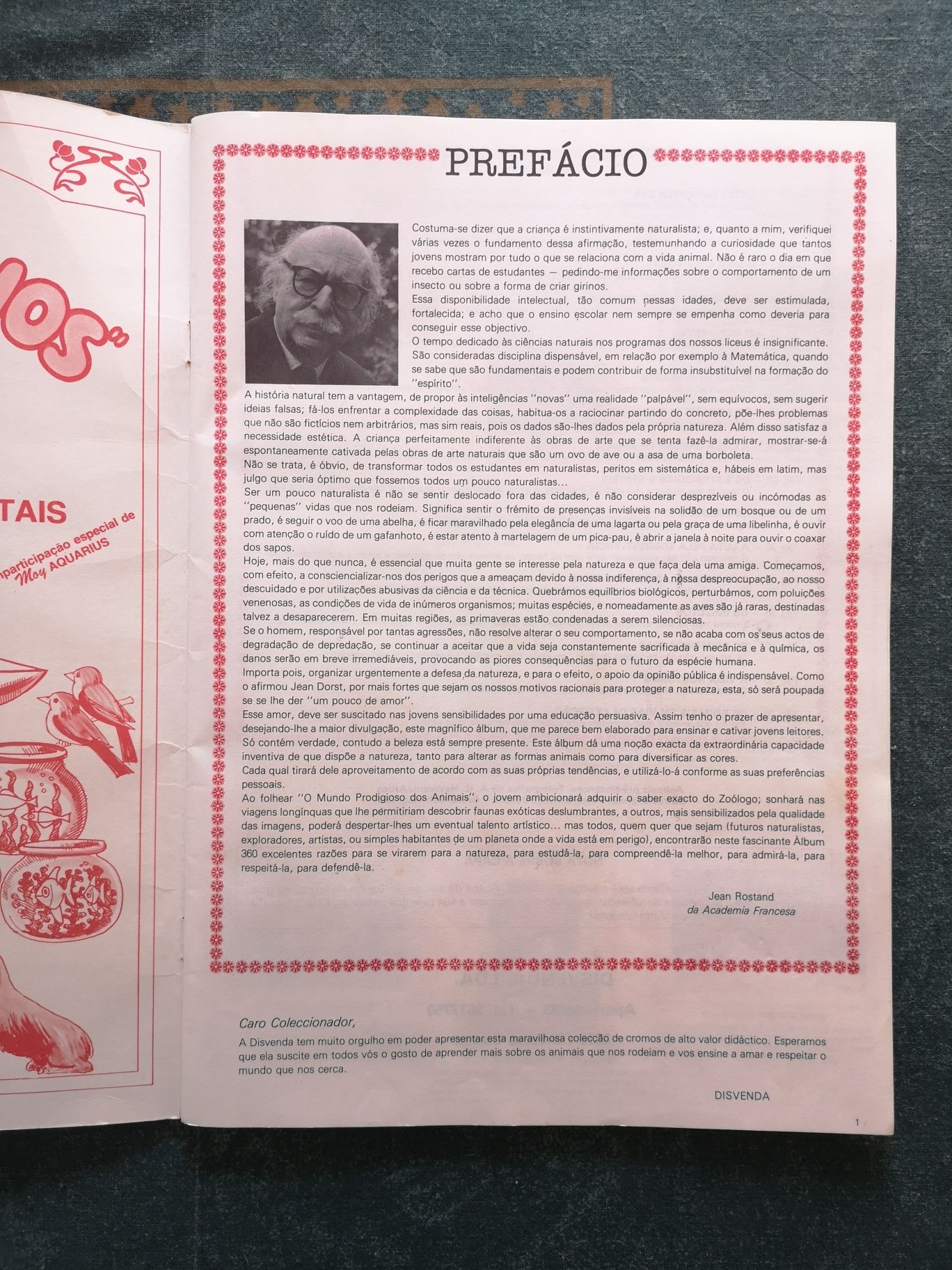 O Mundo Prodigioso dos Animais (caderneta de cromos - Disvenda 1984)