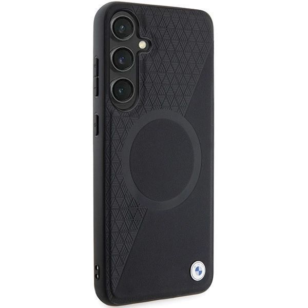 Pokrowiec BMW Signature Leather do Samsung Galaxy S24 - Czarne