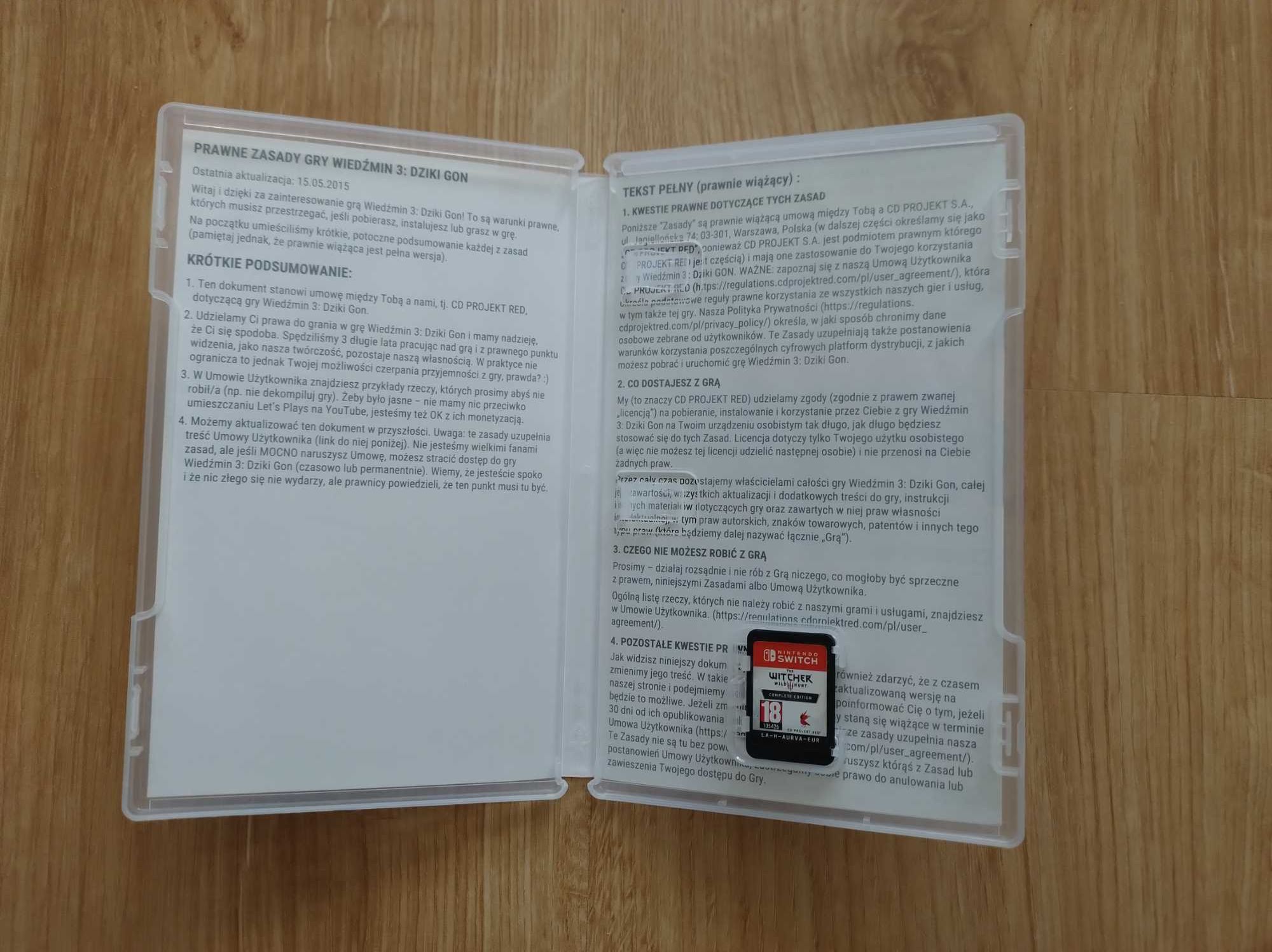 Wiedźmin 3 Dziki Gon Edycja Kompletna PL Nintendo Switch 1 2