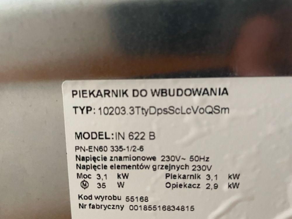 Piekarnik do zabudowy