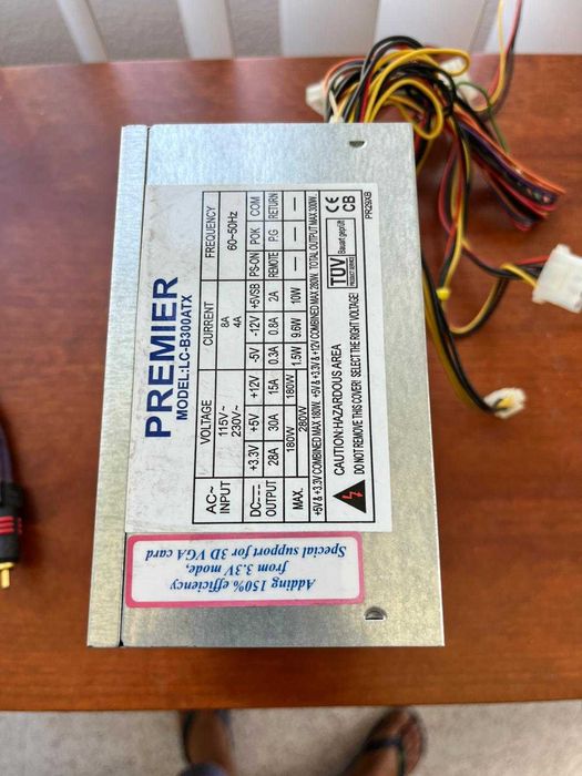 Fonte Alimentação antiga 200W