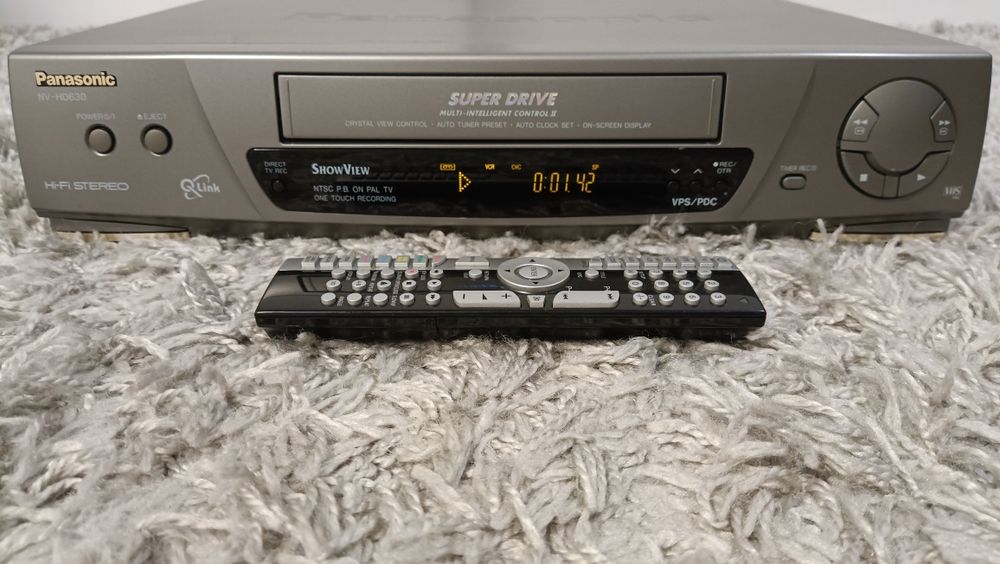 Magnetowid Video VHS Panasonic NV-HD630EG Hi-Fi STEREO 6 głowic pilot
