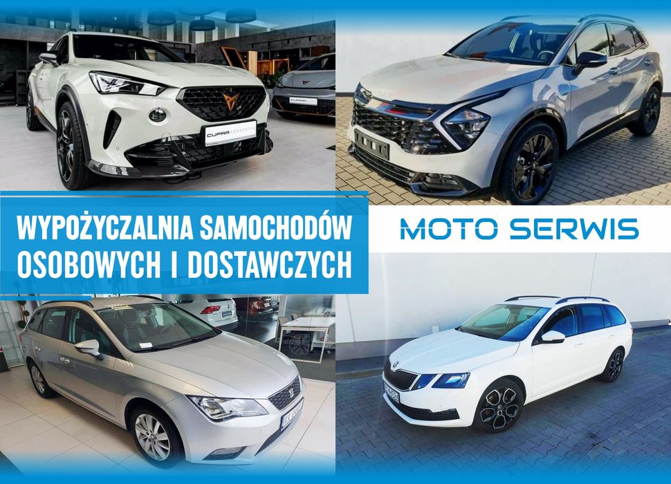 Wynajem wypożyczalnia samochodów osobowych, dostawczych  busów lawet
