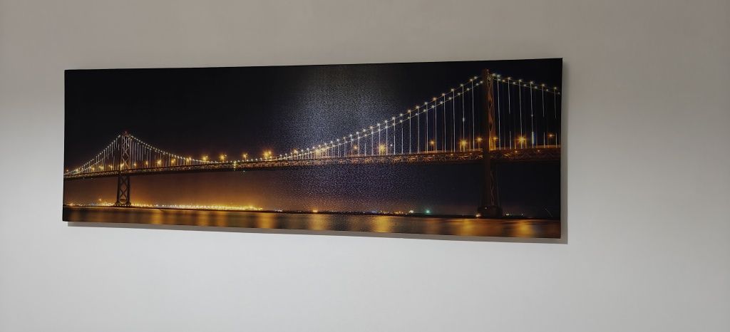 Quadro Decorativo com Luz 45*140cm