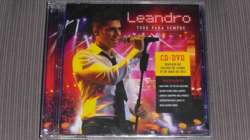 CD+DVD Leandro "Tour Para Sempre ao vivo no Coliseu Lisboa"