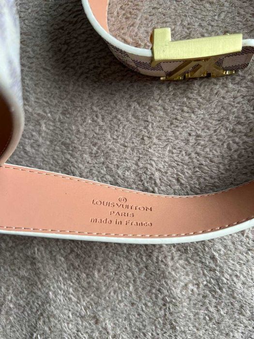 Louis Vuitton Pasek LV Belt 110cm nowy bialy