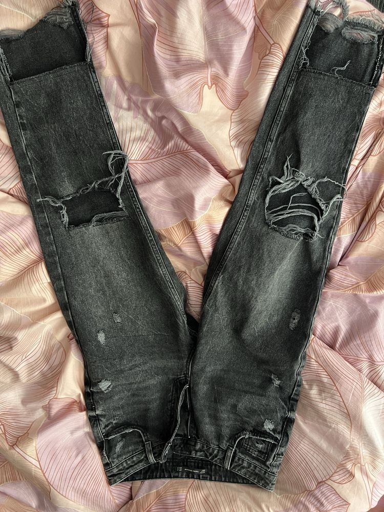 ZARA Trafaluc – jeansy z wysokim stanem, rozmiar S