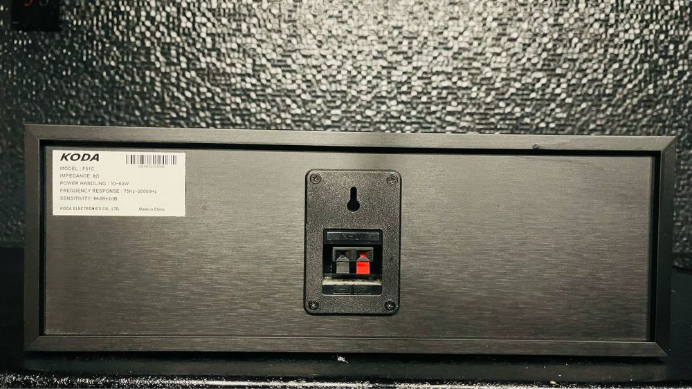 Kolumna centralna kino domowe koda f51c czarna 100w USA
