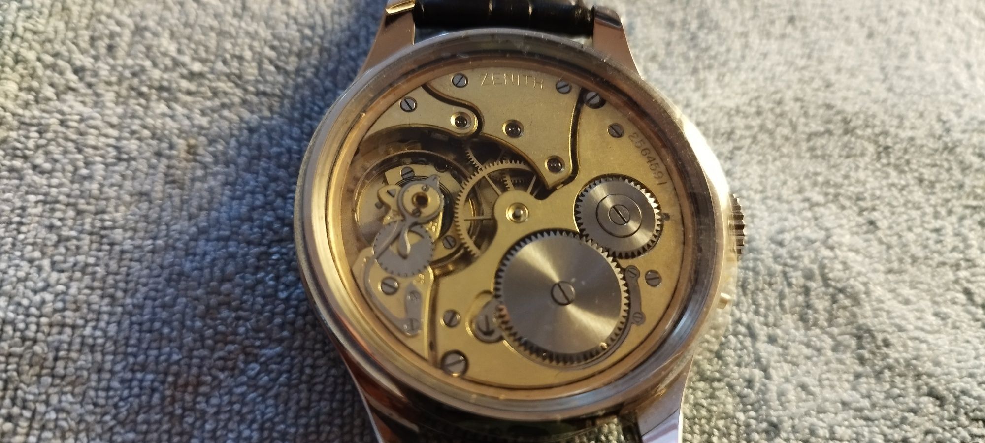 Zegarek męski, vintage, pasówka - ZENITH
