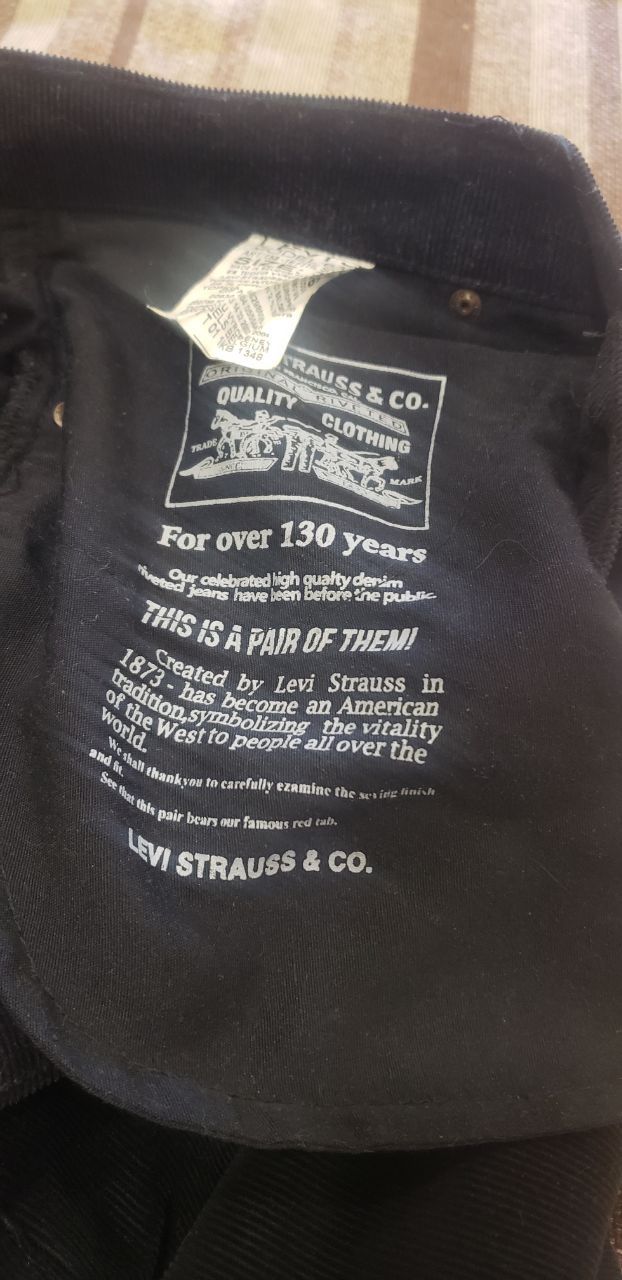 Джинсы Levi's 630 made in Belgium