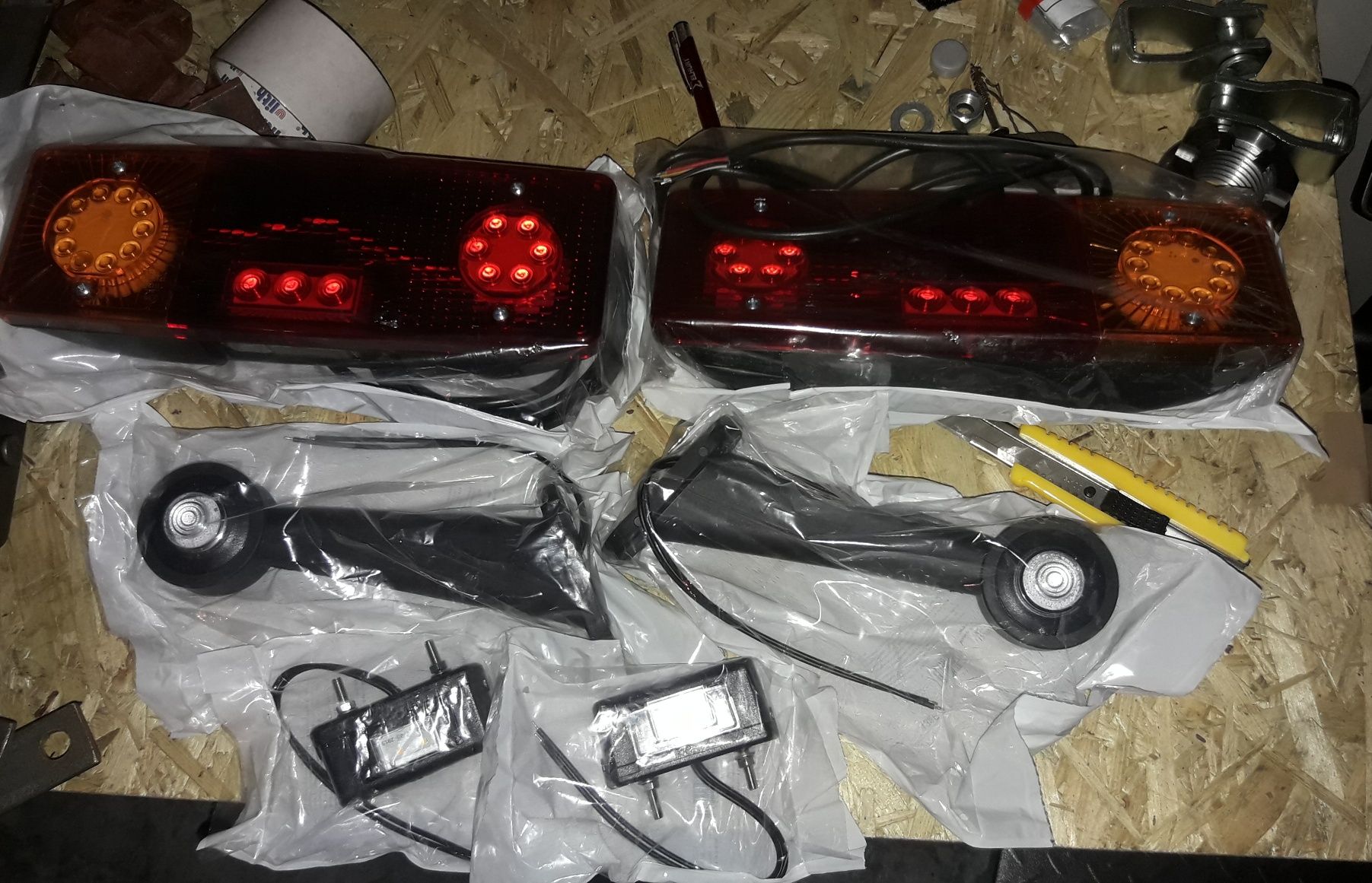 Zderzak belka na światła LED do przyczep d 55 hl 6011 hl 8011 brandys