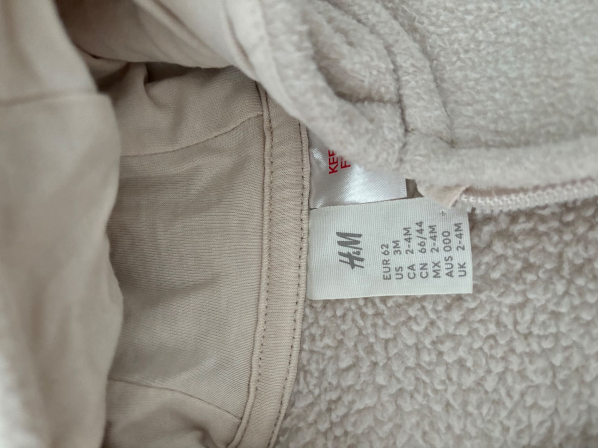 Kombinezon H&M rozmiar 62 cieplutki zima