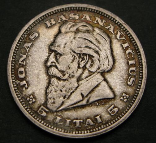 Moneta 5 Litów 1936