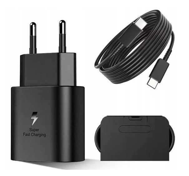 Ładowarka sieciowa PD 25W USB-C + Kabel USB typ C 1M JELLICO
