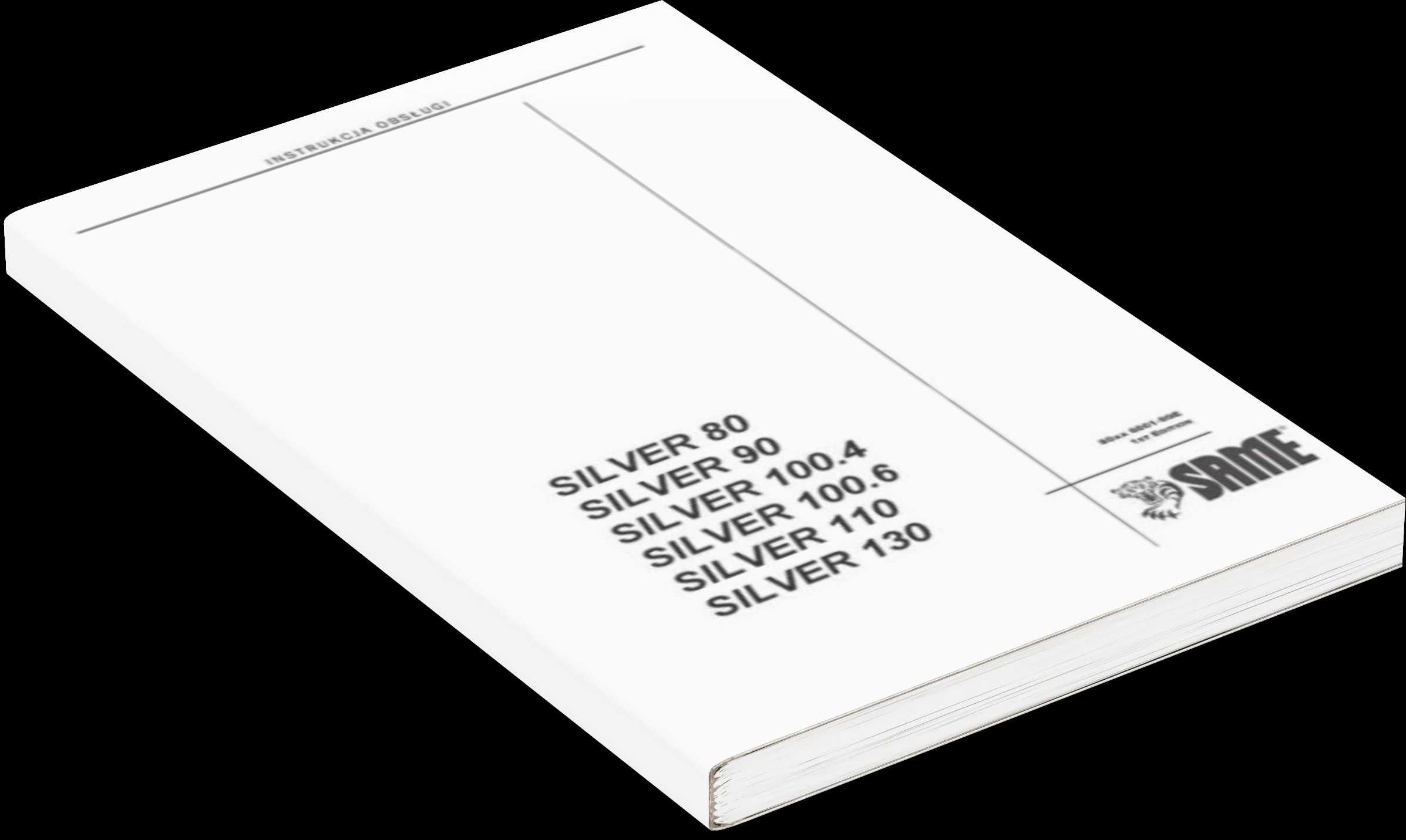 Same Silver 80, 90, 100.4, 100.6 PL Instrukcja obsługi