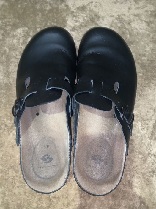 Тапочки кожаные