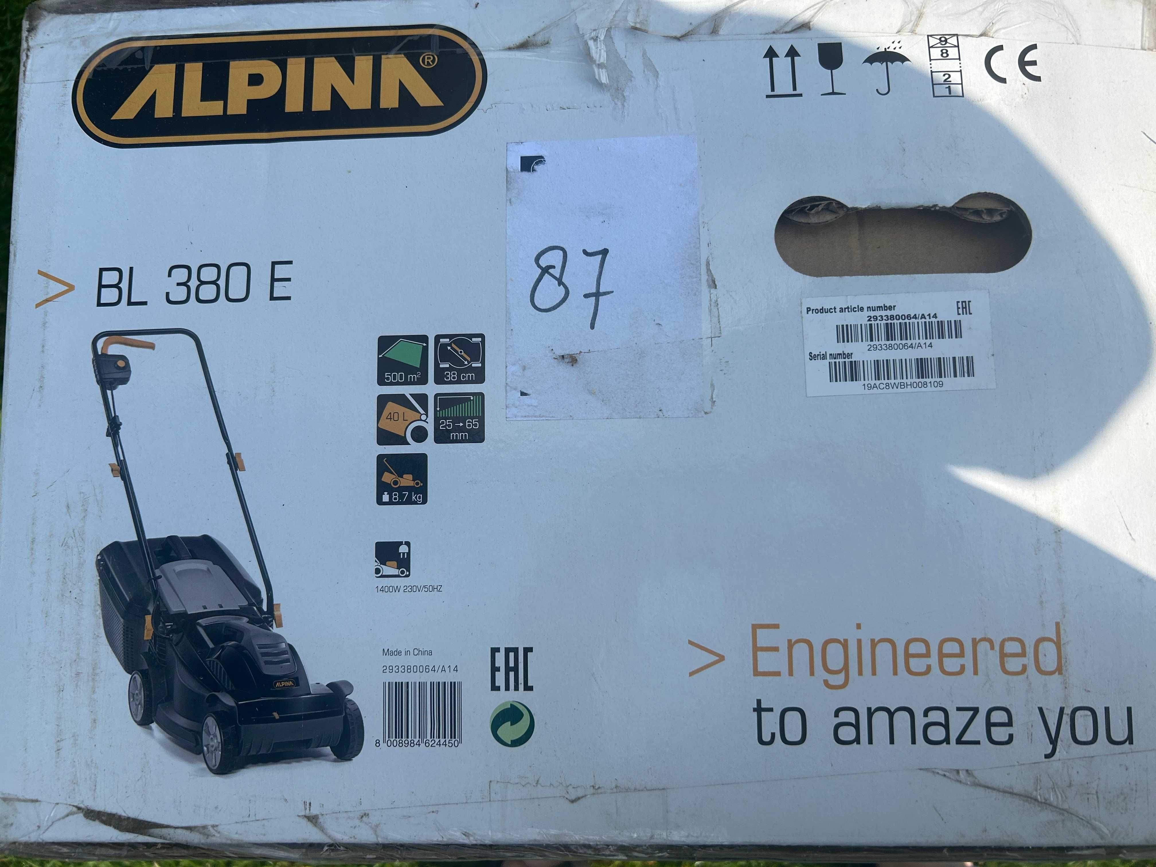 Kosiarka elektryczna Alpina BL 380E
