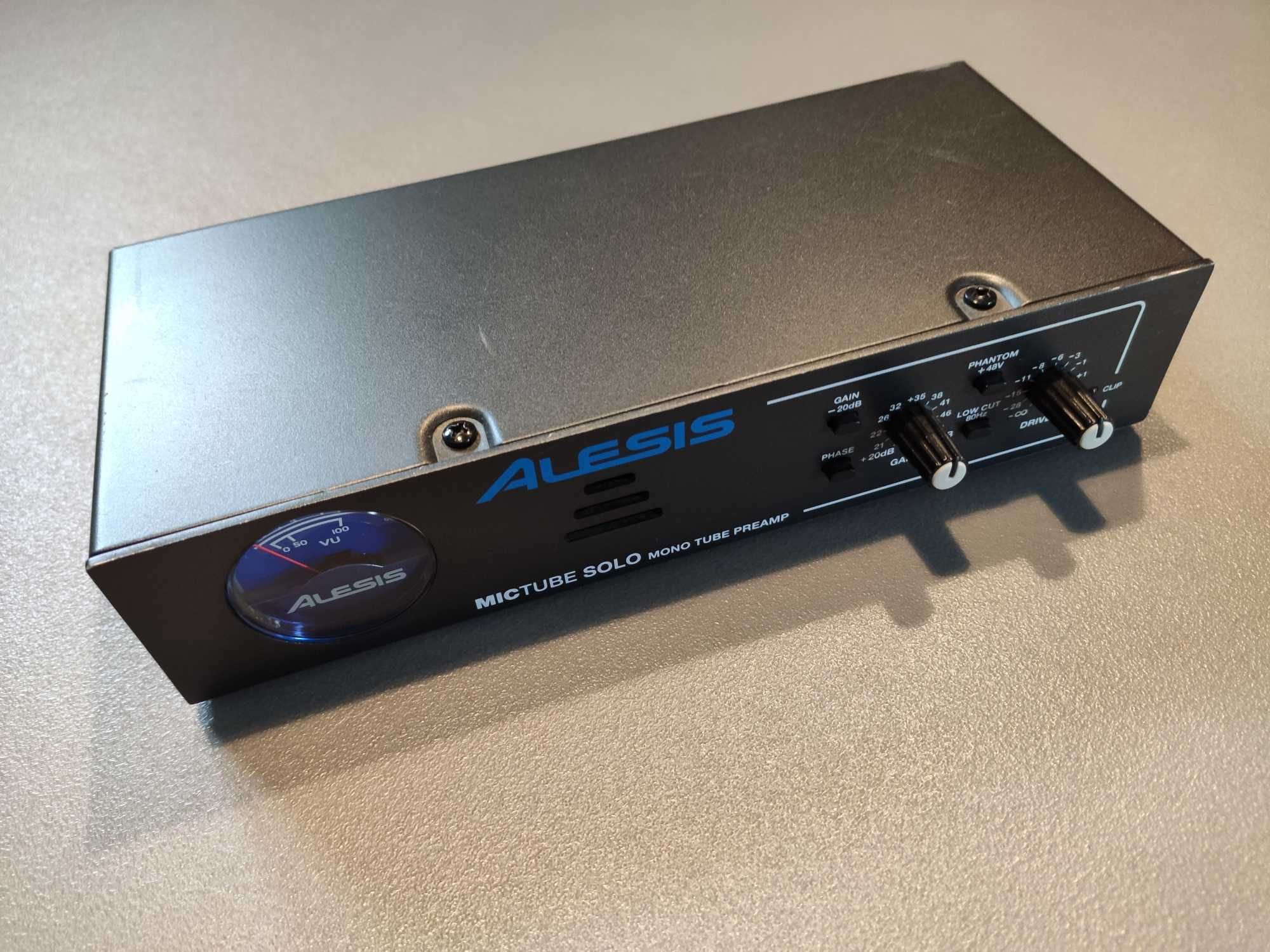 ALESIS MicTube Solo przedwzmacniacz preamp lampowy nagrywanie wokalu