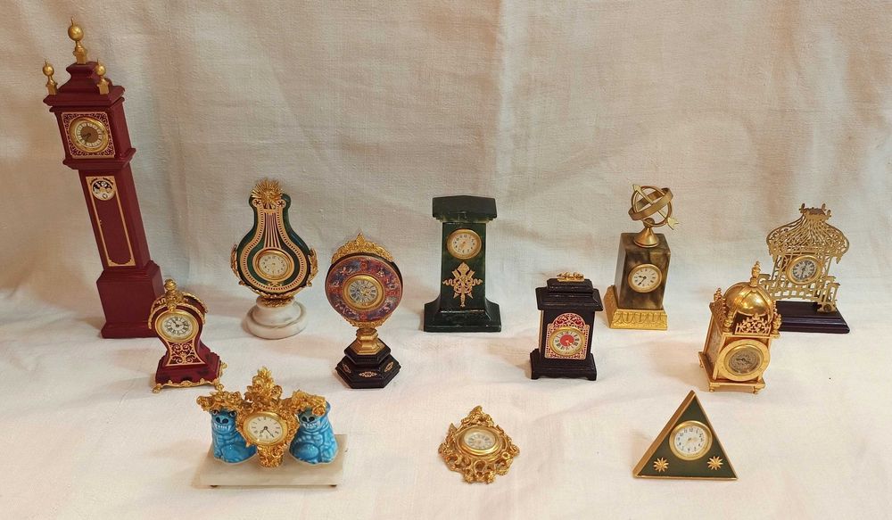 Coleção Relógios Decorativos Miniatura Philae