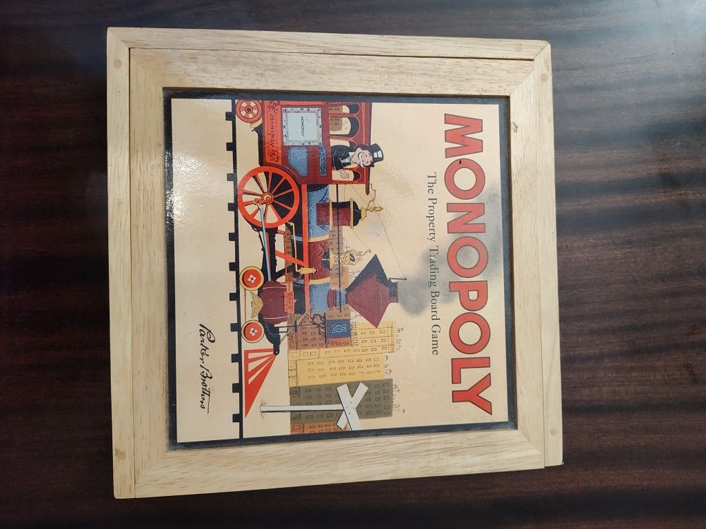 Drewniane Monopoly Nostalgia Edition