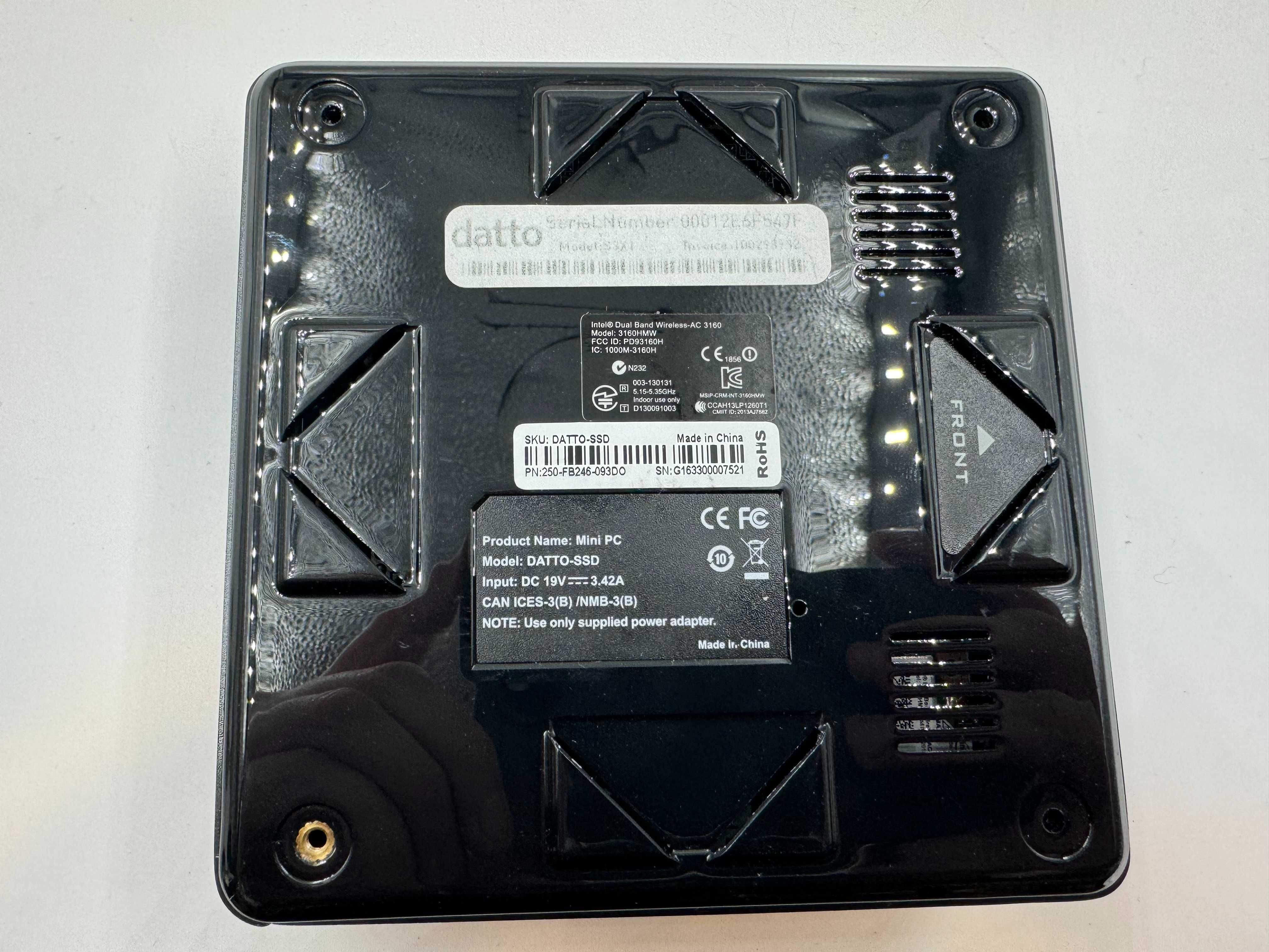 ПК Datto NUC S3X1 i3-5010U; 8gb DDR3; 120gb ssd; 2 lan