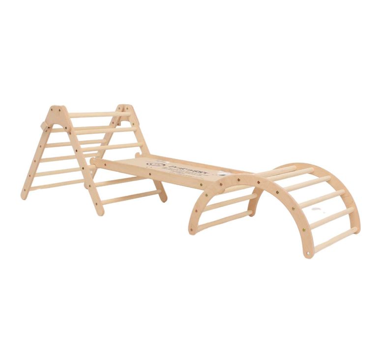 Pikler 3w1 Zabawka Drewniana Siłownia Plac Zabaw Domowy Montessori