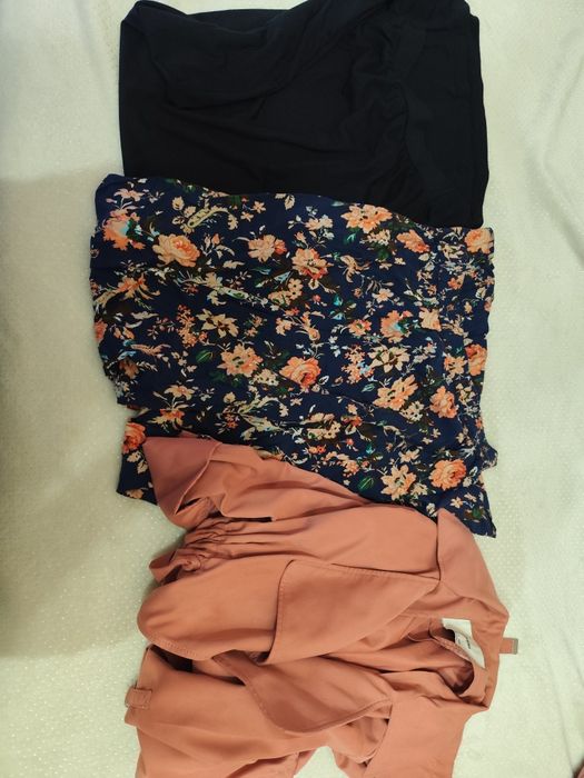 Conjunto duas saias e gabardine