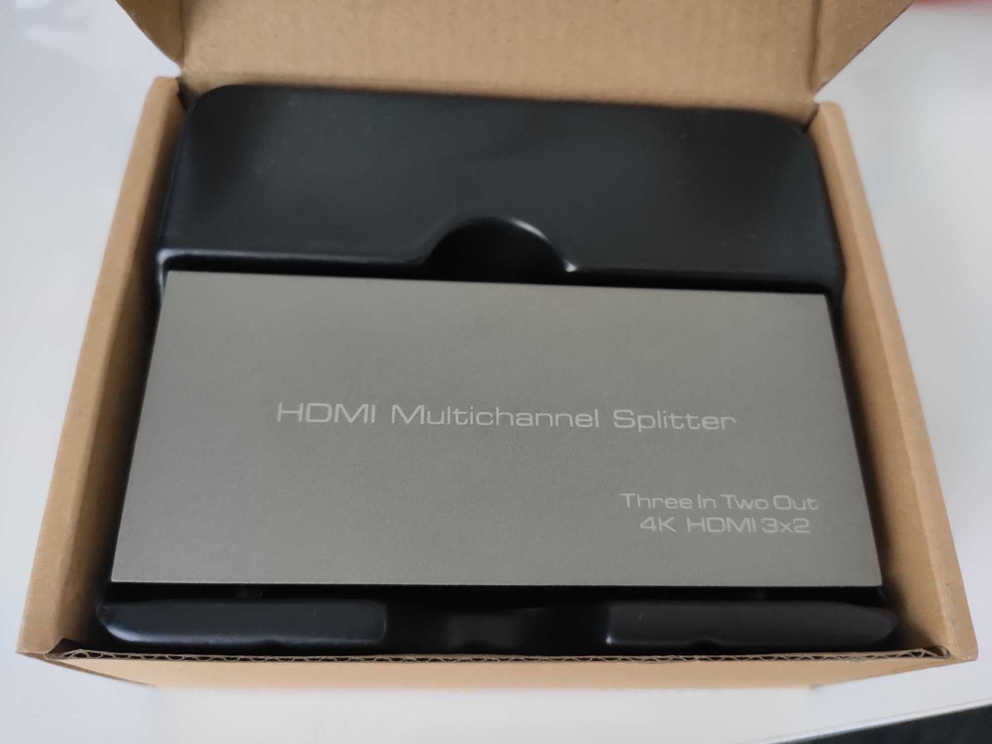 HDMI Multichannel splitter 4k HDMI 3x2