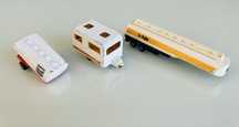 Matchbox, Majorette - zestaw przyczep