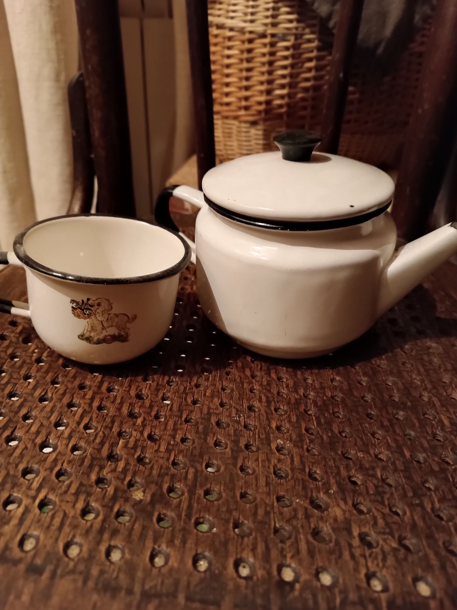 Чайник эмалированный ссср заварочный