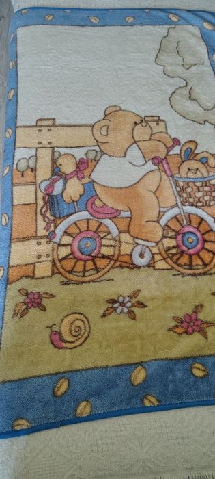 Kocyk dziecięcy polarowy