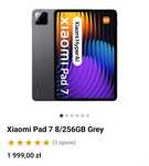 Xiaomi Pad 7 8/256GB Grey NOWY FAKTURA