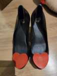 Buty czarne z czerwonym sercem Mel by Melissa r. 39